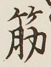 文字筋