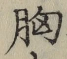 文字 胸
