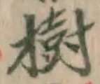 「樹」字