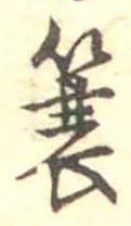 簑の位置