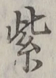 文字紫
