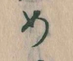 めの位置