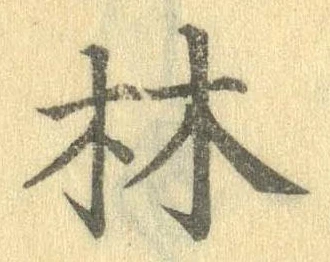 林の位置
