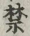 禁の位置