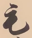 字毛