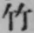 文字竹