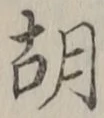 字胡