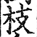 Chữ 枝