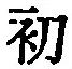 文字初