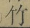 文字竹