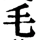 字毛